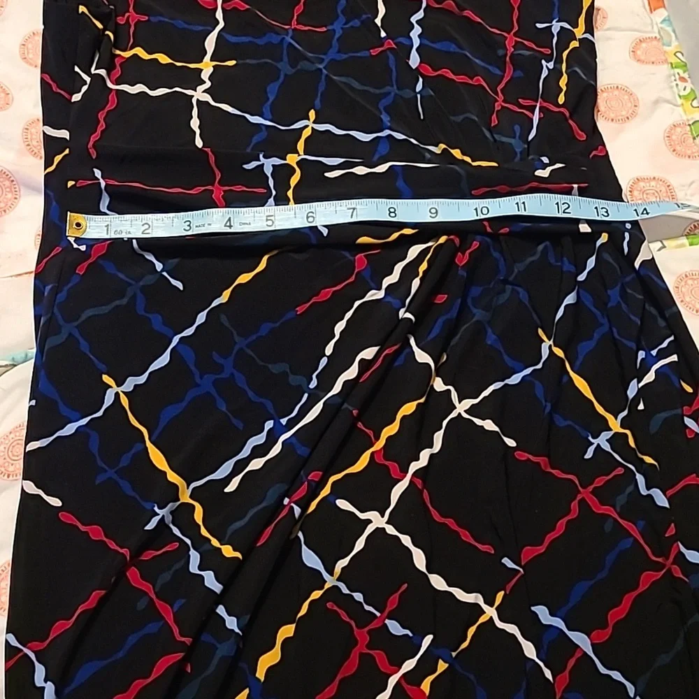 Anne Klein women's small  Faux-Wrap sleeveless knee length dress NWT - Picture 10 of 11